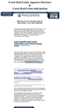 Mobile Screenshot of czech-real-estate.com